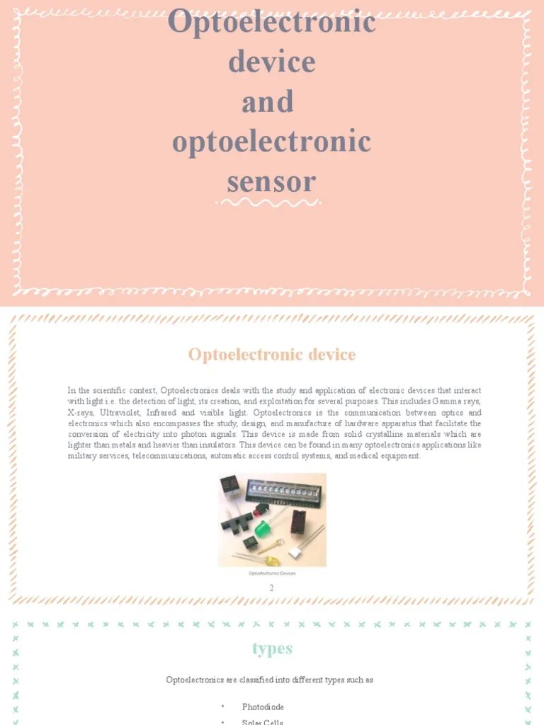 Optoelectronics PDF Optical Fiber Light Emitting Diode
