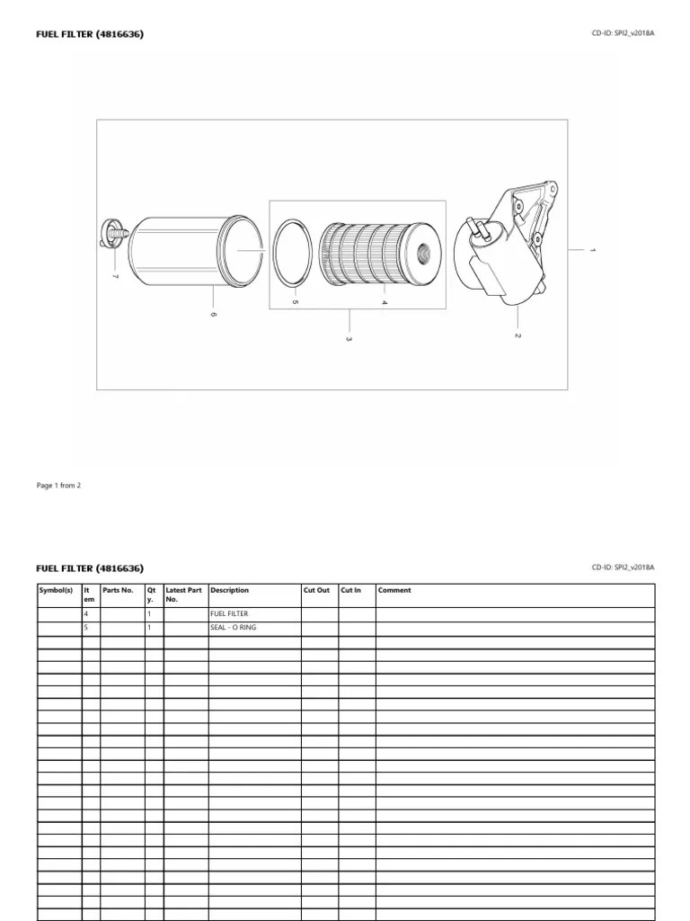 1104C44TAG2 Primary Fuel Filter PDF