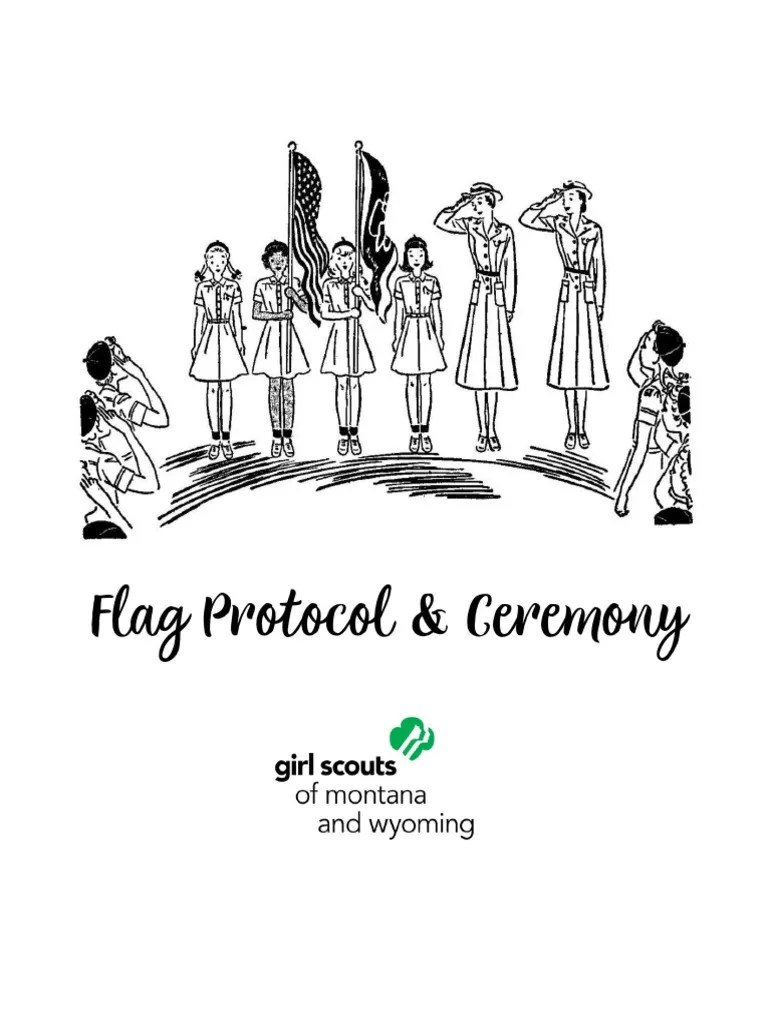 Flag Protocol PDF Flag Of The United States Pledge Of Allegiance