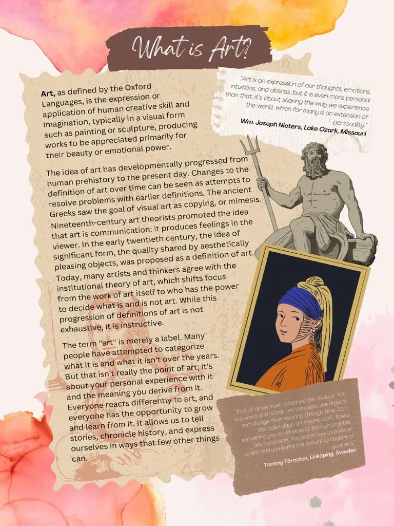 What Is Art and Craft PDF