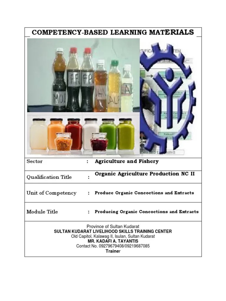 Organic COncoctions Manual PDF Soil Manure