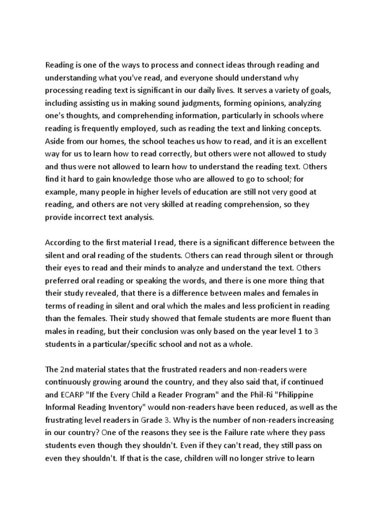 What Is Reading PDF Reading Comprehension Education Theory