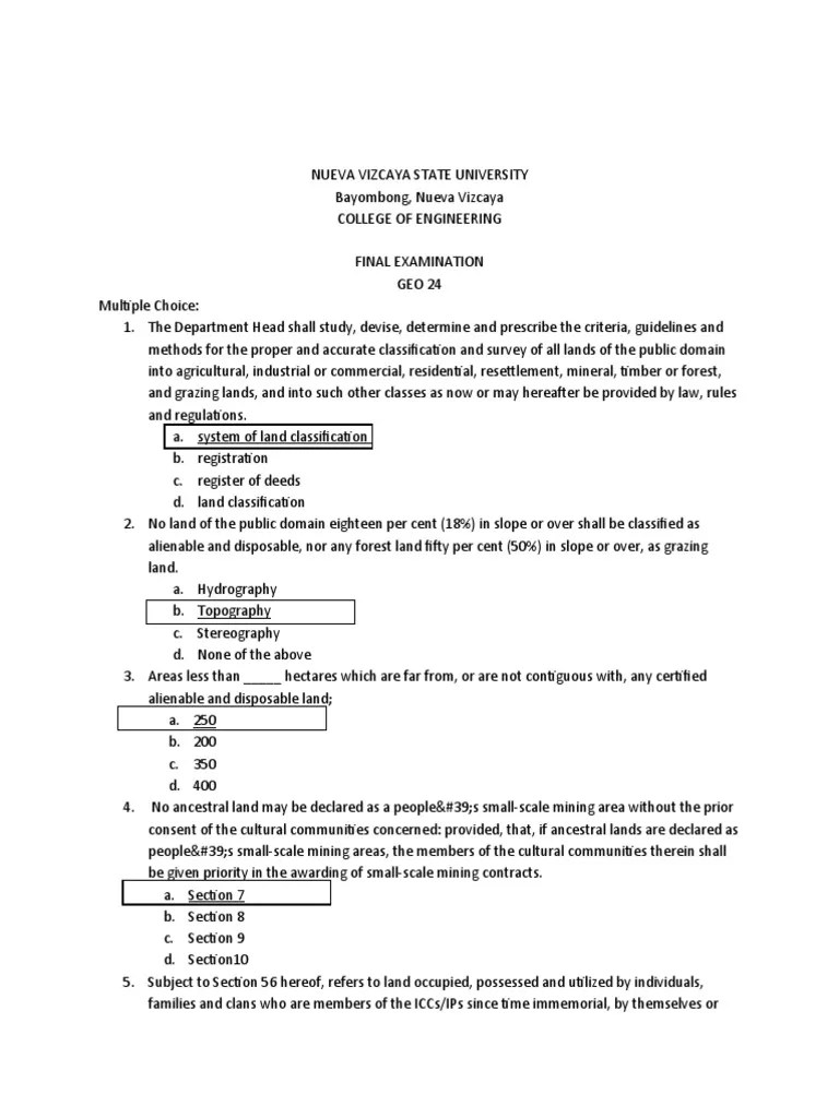 Final Exam Geo 24 PDF