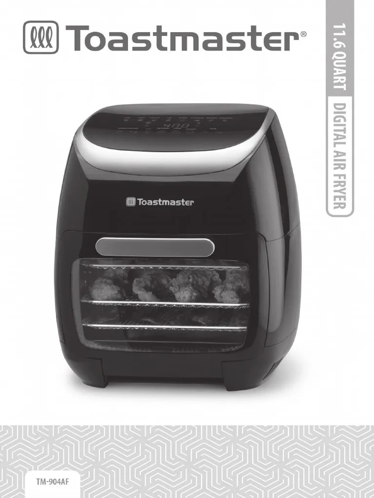 Toastmaster Air Fryer Instruction Manual at Richard Ferrari blog