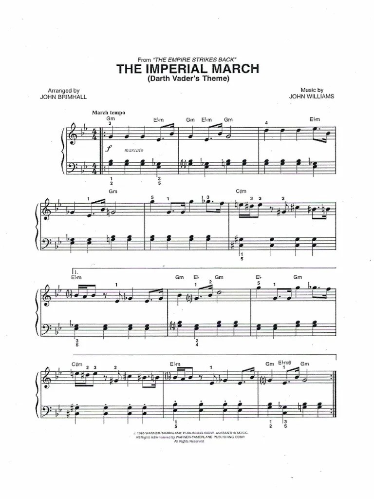 The Imperial March PDF