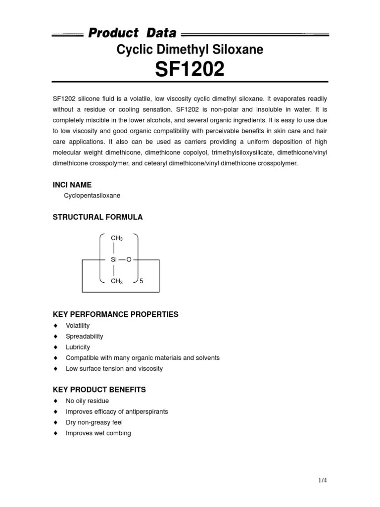SF1202 PDF Wax Ethanol