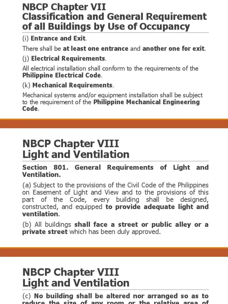Module 2 National Building Code of The Philippines Part 2 PDF