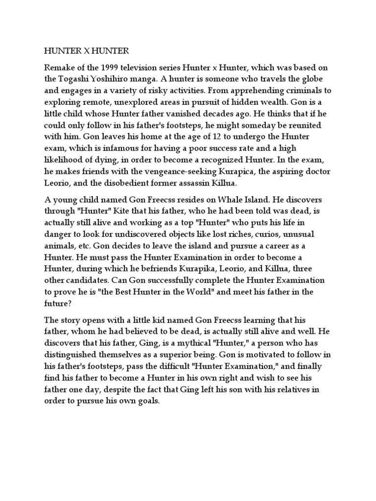 Hunter X Hunter | PDF