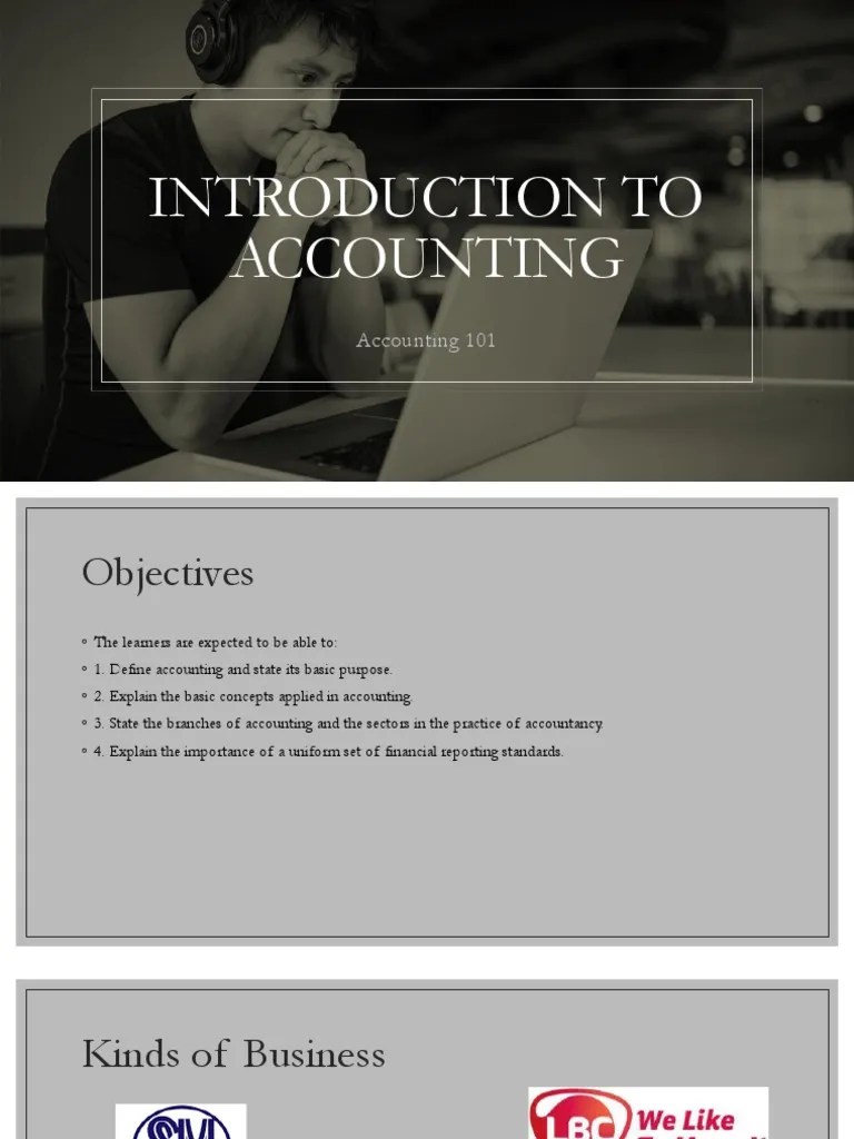 Introduction To Accounting PDF Going Concern Accounting