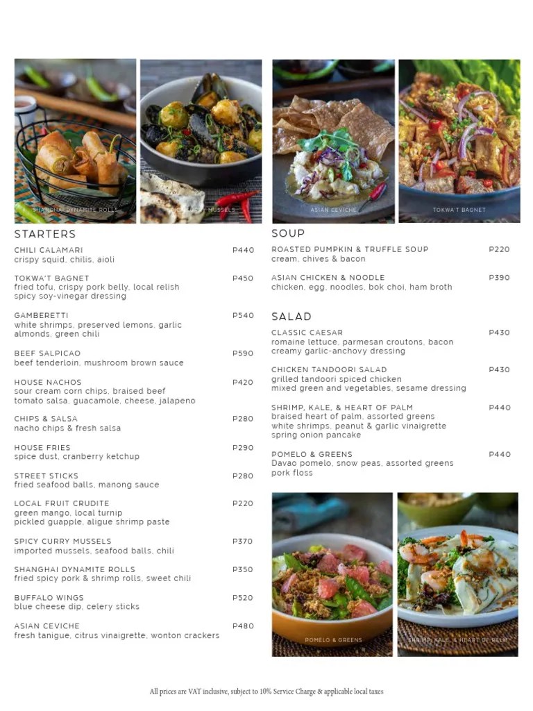 Sky Deck 9 Spoons Menu 2022 PDF Food And Drink Preparation Foods