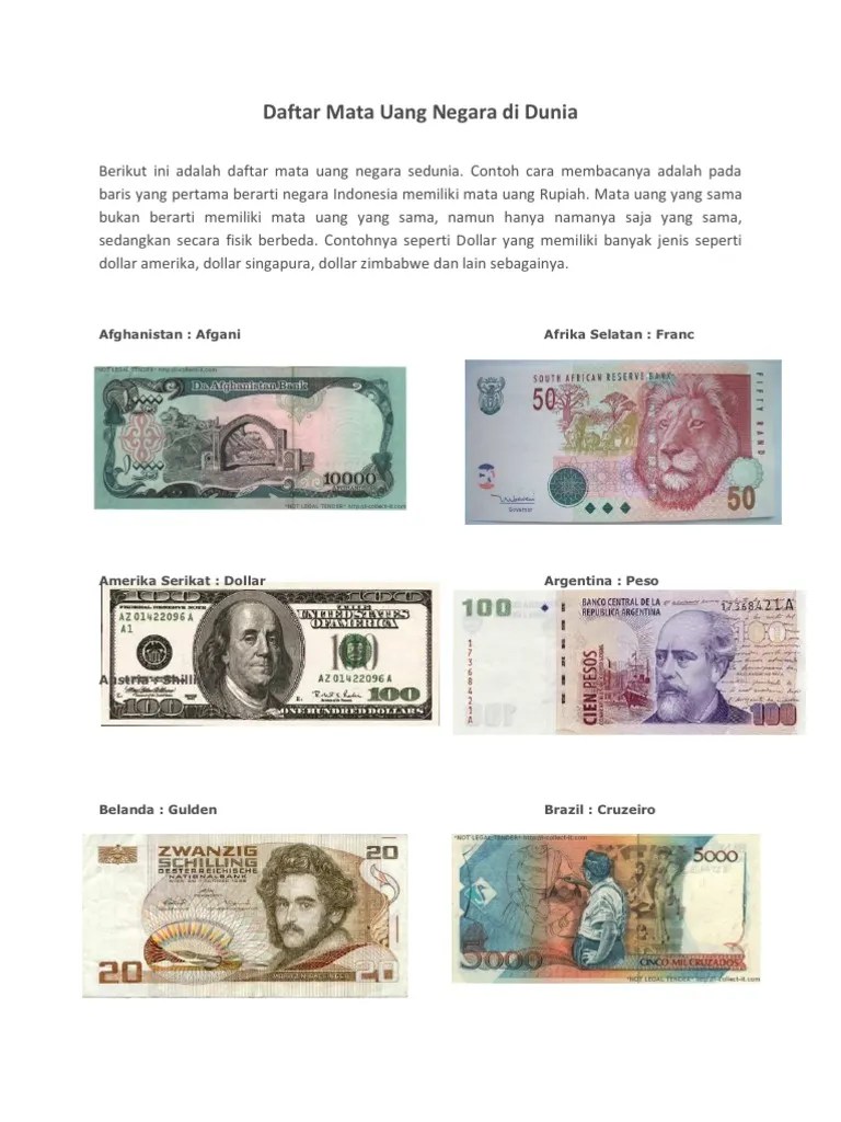 Harga Mata Uang Zimbabwe Ke Rupiah Tips Seputar Uang