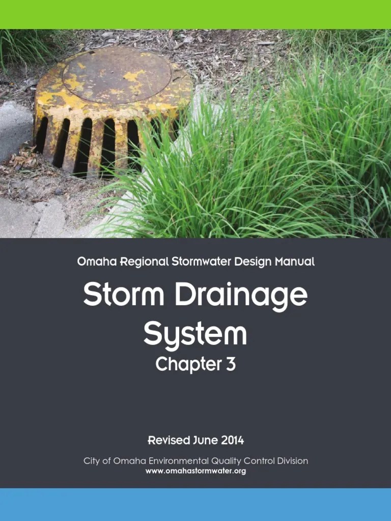 ORDSM Chapter 3 Storm Drainage System PDF