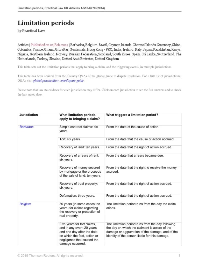 Arkansas Tort Statute Of Limitations at Roger Helwig blog