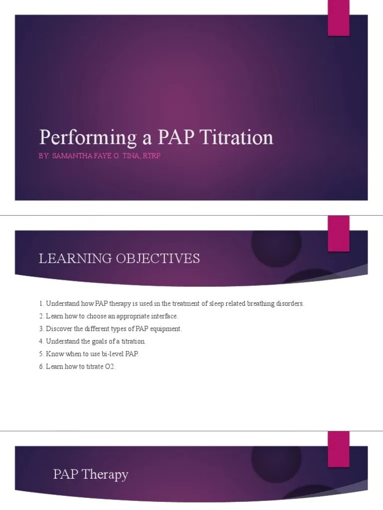 Understanding Positive Airway Pressure Therapy An InDepth Guide to PAP Titration Equipment