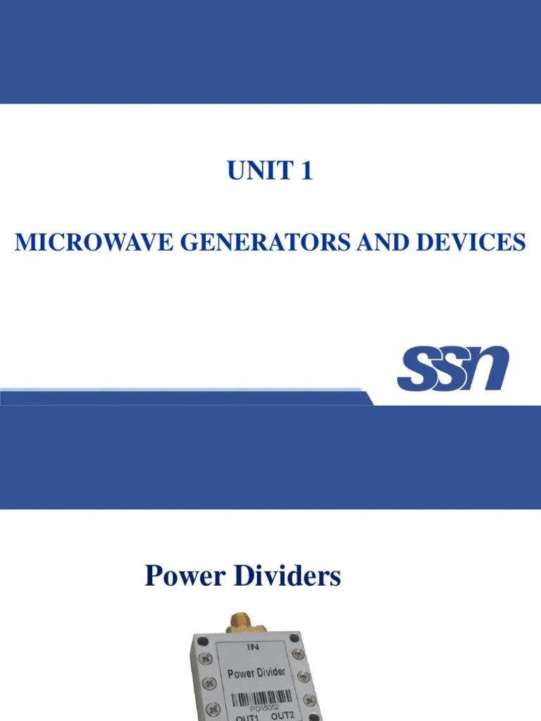 Understanding Power Dividers Analyzing the Working Principles of T
