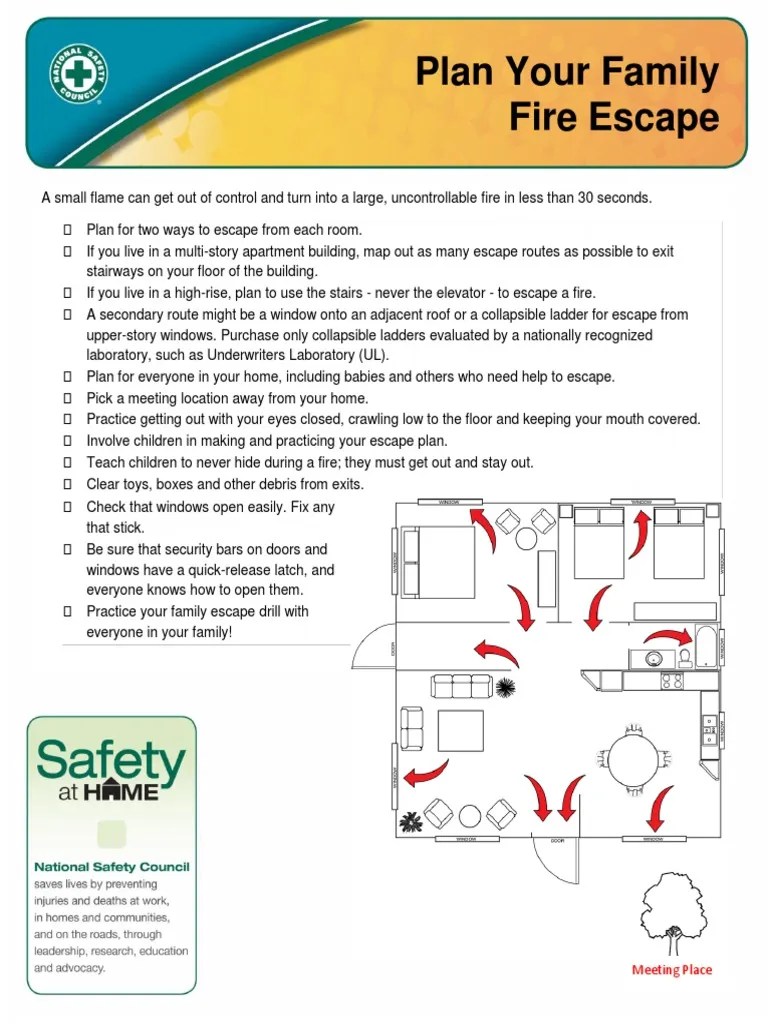 Fire Escape Plan PDF