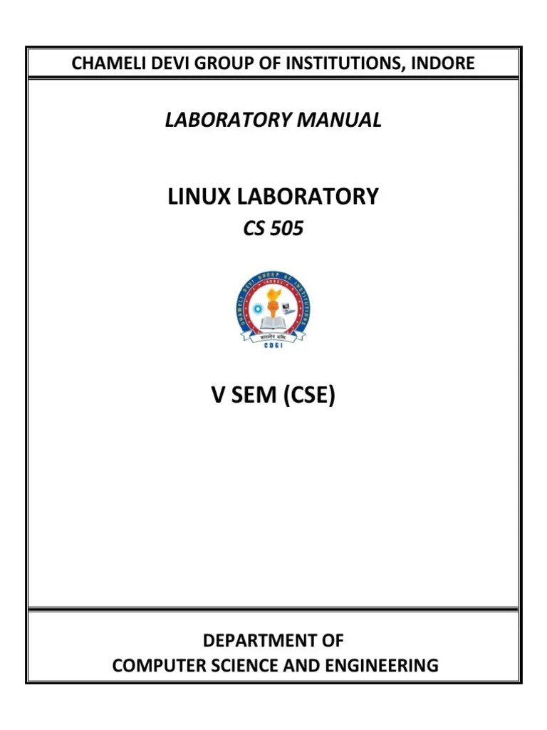 CS 505 Linux Laboratory Manual Final 1659164997 PDF Proxy