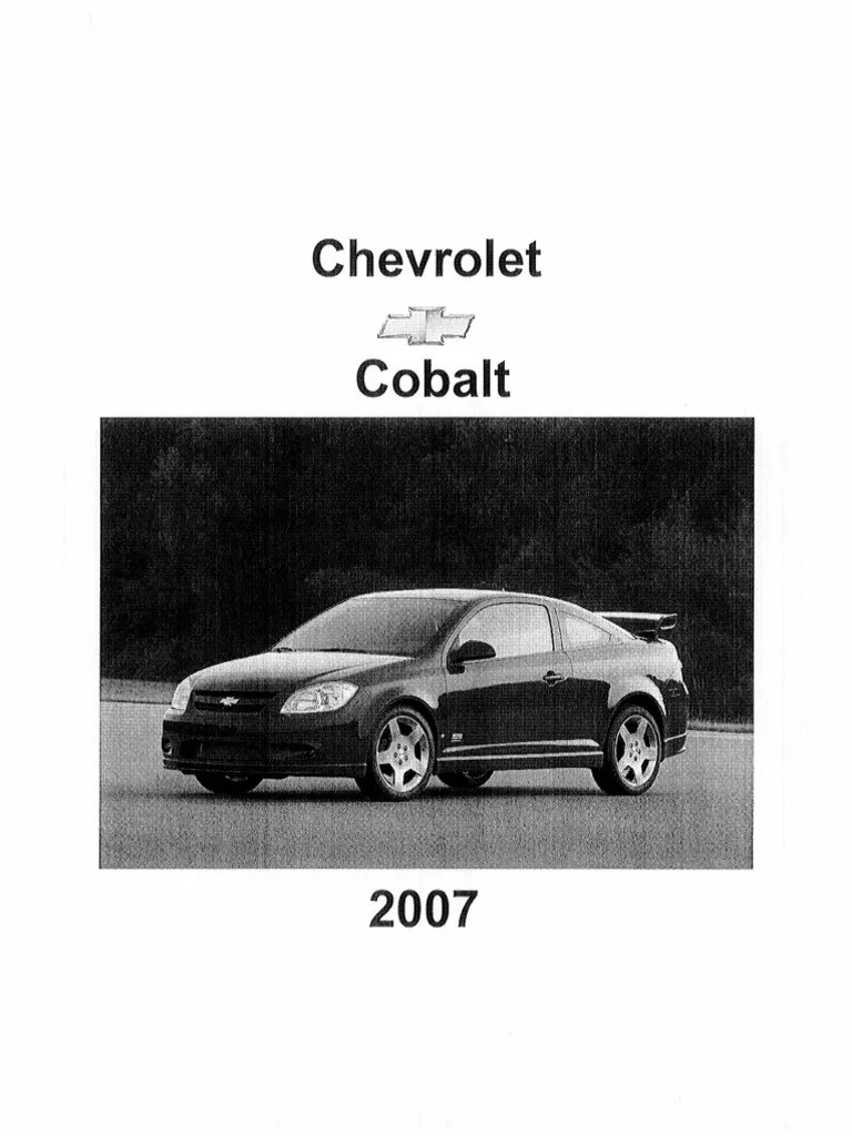 2007 Chevrolet Cobalt PDF