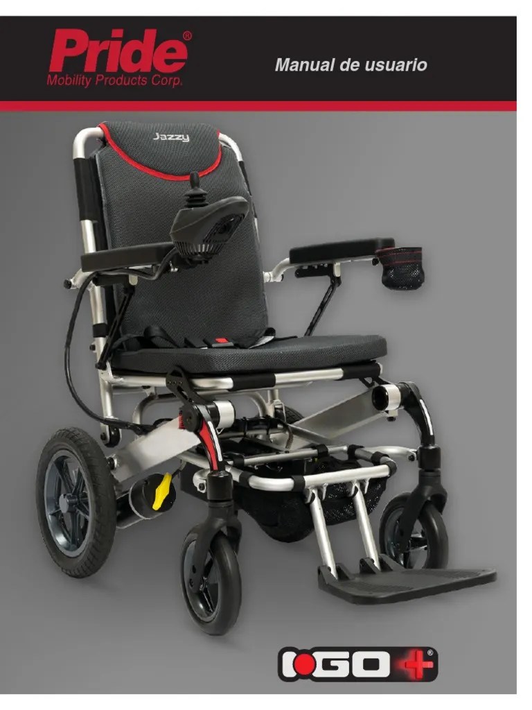 Silla de Ruedas Eléctrica Pride Igo Plus - Manual Usuario Español | PDF