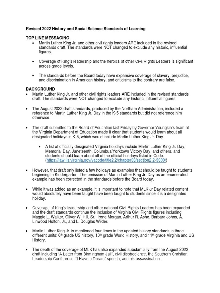 Virginia Standards of Learning (SOL) | PDF
