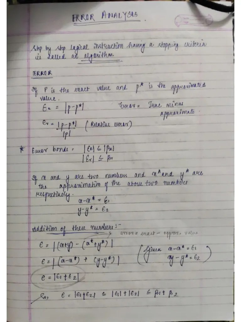 Numerical Analysis PDF