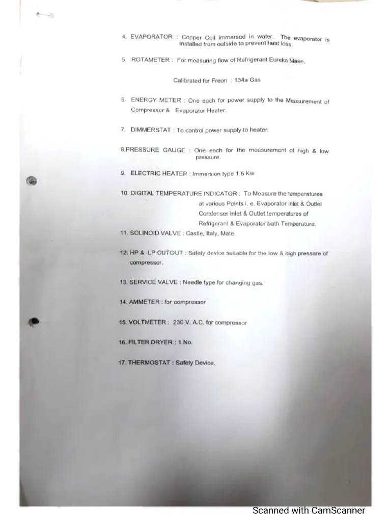 Refrigeration Cycle Lab PDF