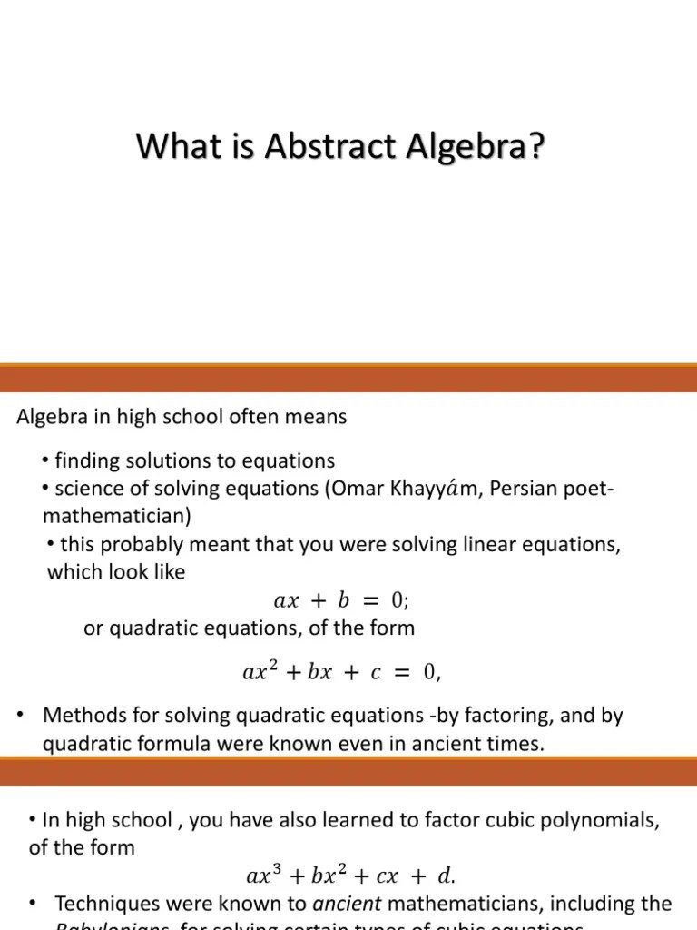 History of Abstract Algebra PDF