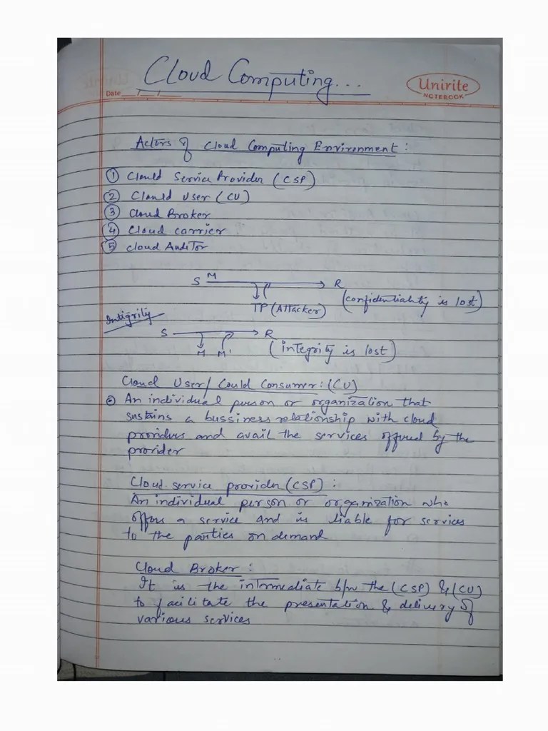 Cloud Computing Notes 220131 153214 PDF