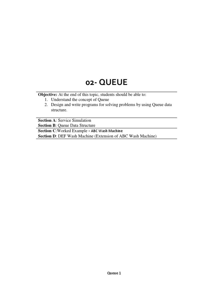 02Queue Modul Using Java Queue API PDF Queue (Abstract Data Type