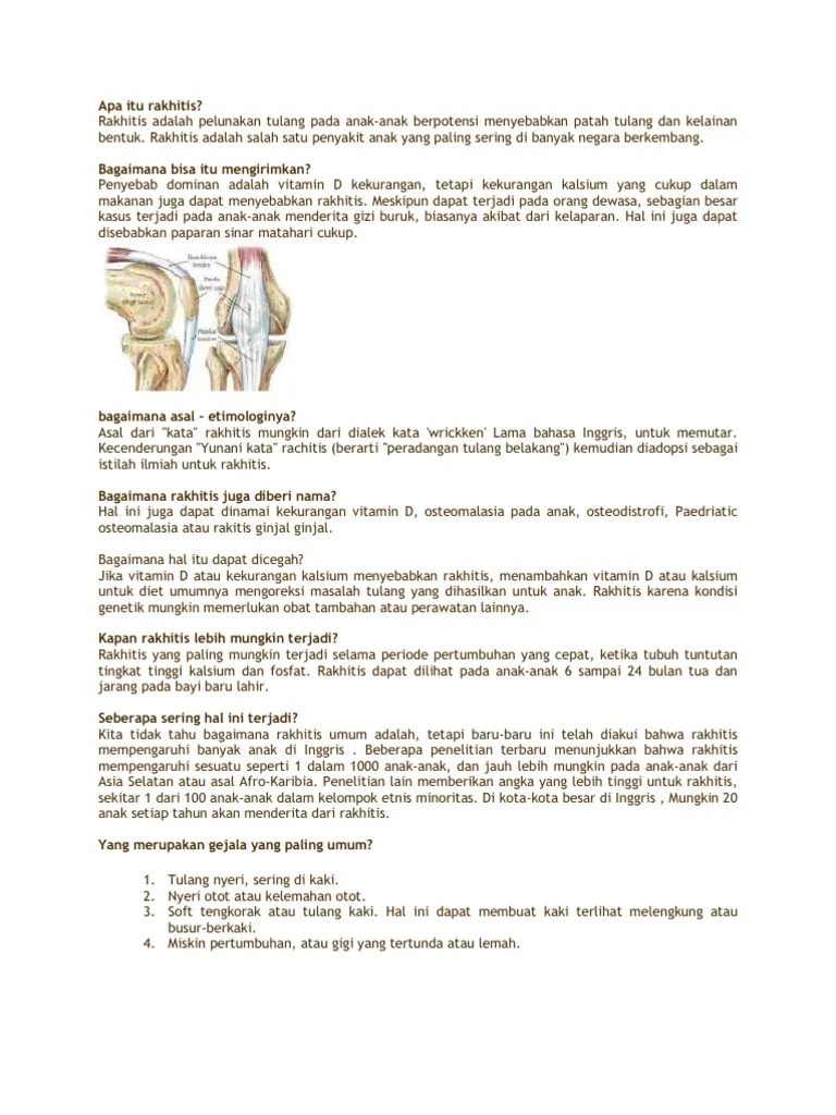 Apa Itu Rakhitis