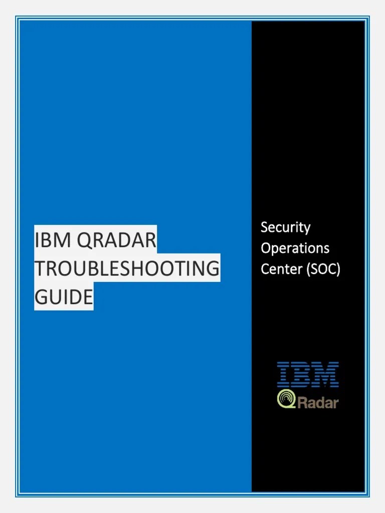 QRadar Troubleshooting Guide PDF Command Line Interface Computer File