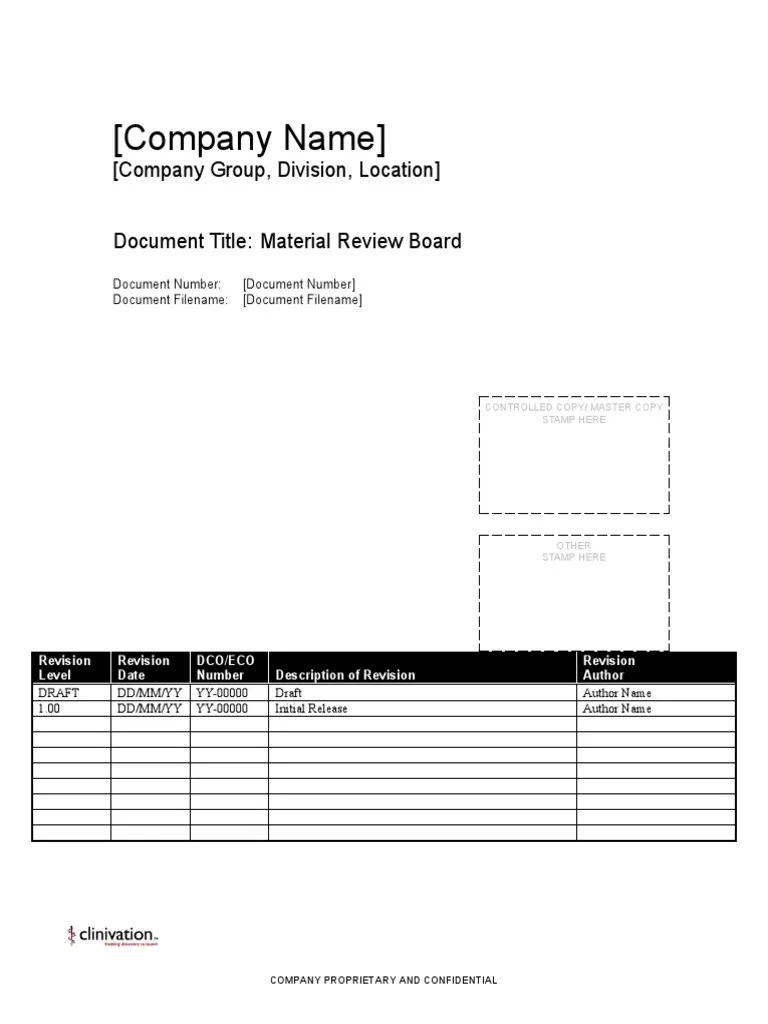 Guiding Nonconforming Materials to the Proper Disposition An Overview of Name]'s