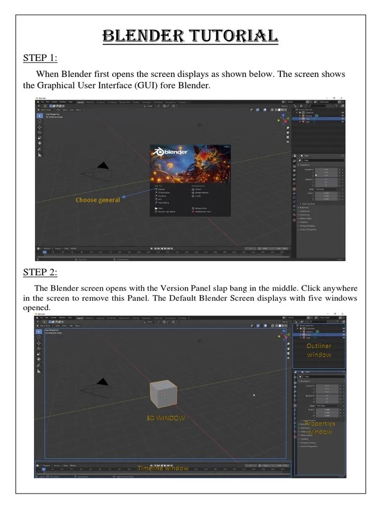 Blender Tutorial PDF