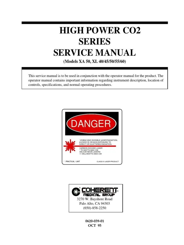 XL Service Laser Manual | PDF