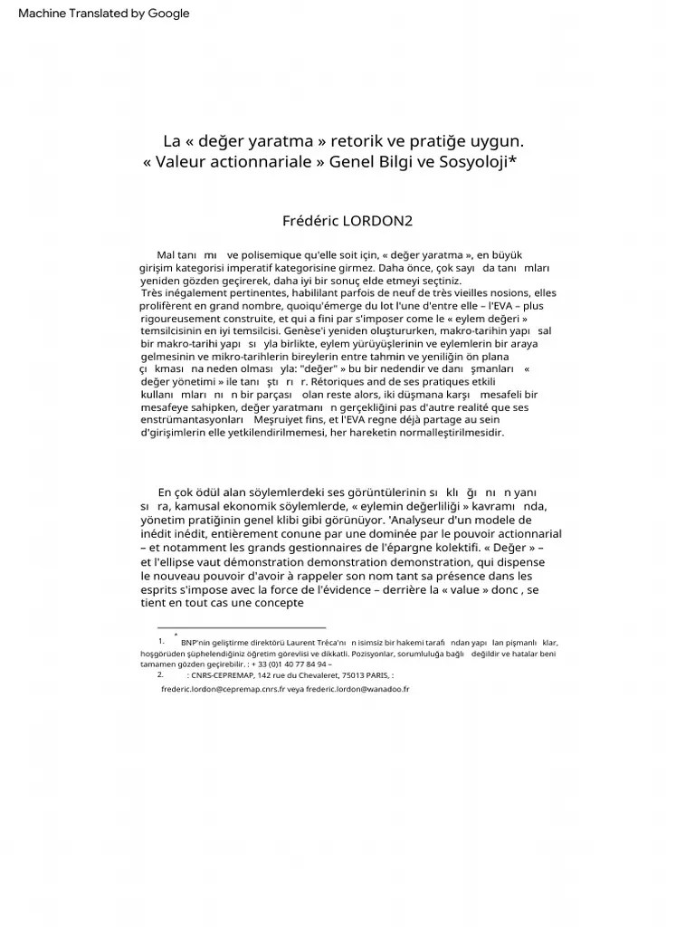 Lardon Valeur PDF