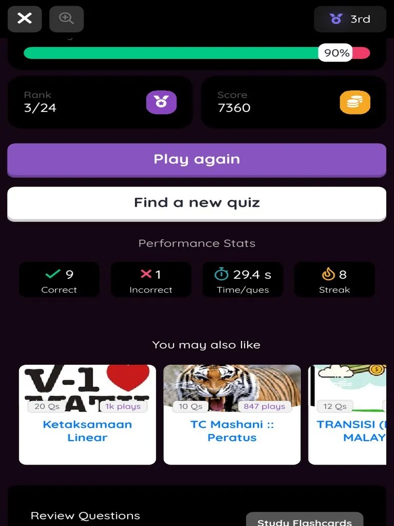 Summary Quizizz PDF