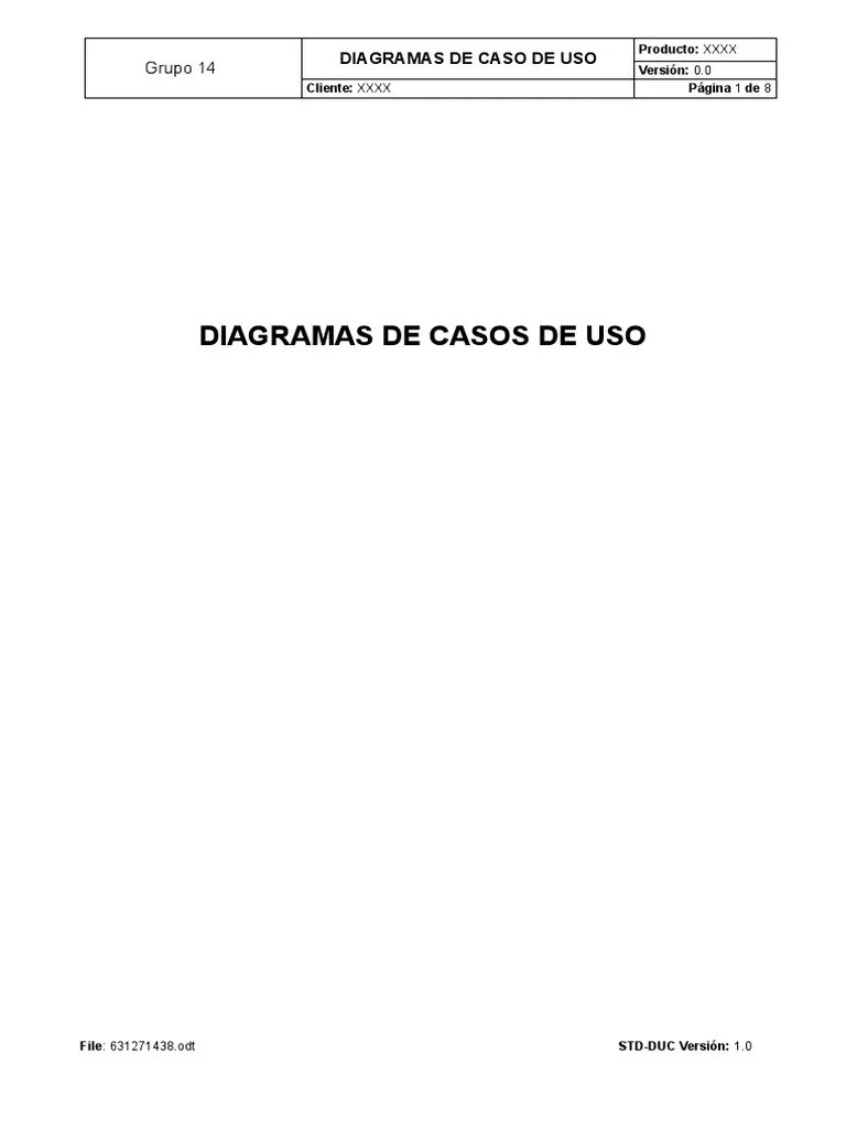 Diagrama de Casos de Uso | Descargar gratis PDF | Caso de uso | Usuario