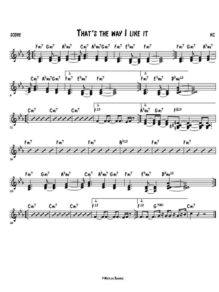 That's The Way I Like It PDF