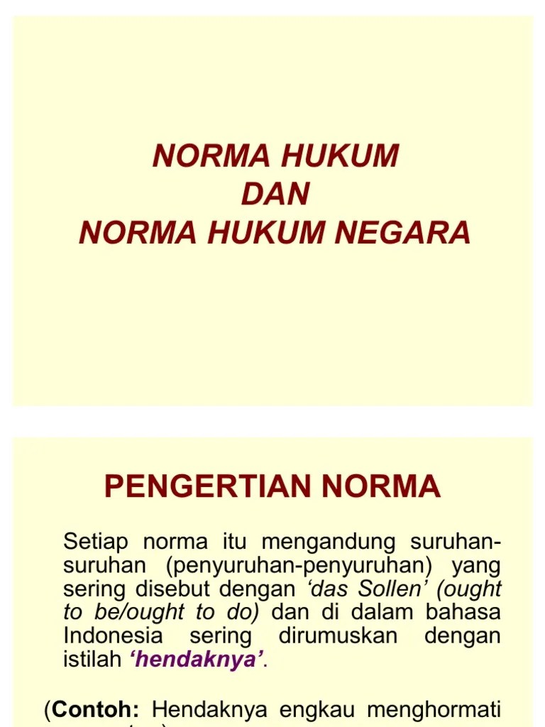 Norma Hukum | PDF
