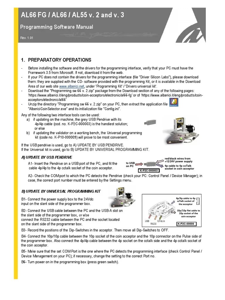 Manual ENG Programming AL66 v. 2 3 AL55 v. 2 AL66FG Vv. 2 3 WIP | PDF