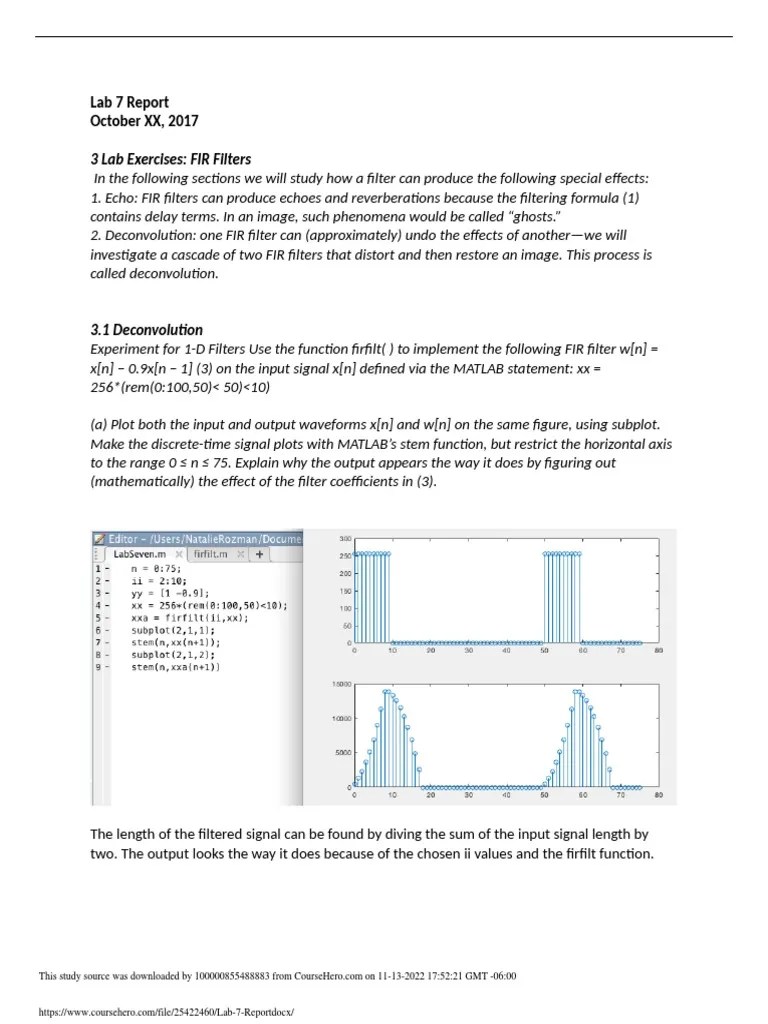 Docx PDF Signal Processing Applied Mathematics