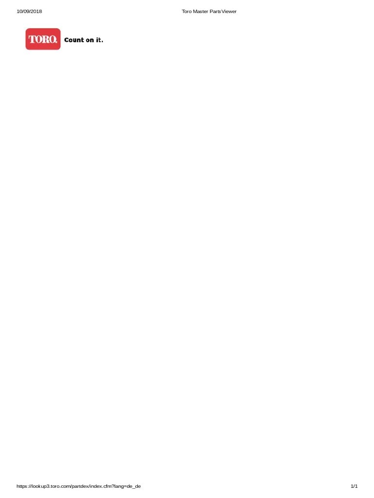 Toro Master PartsViewer | PDF