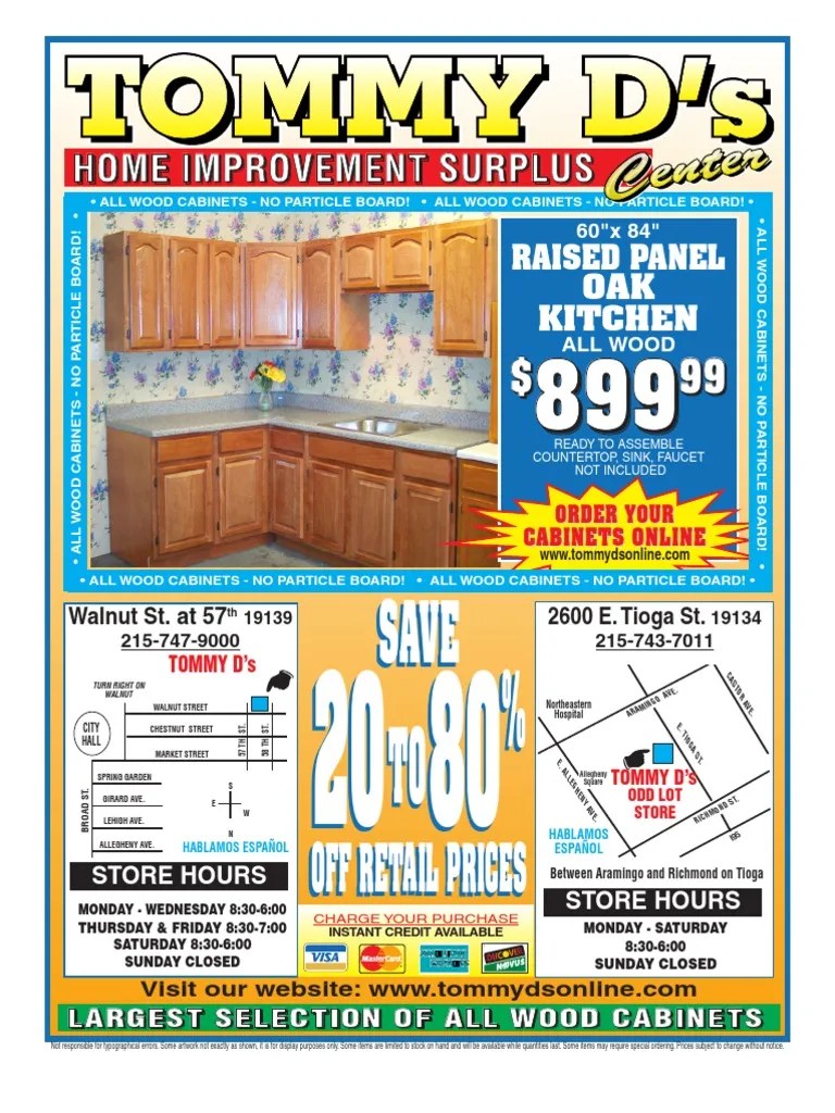 Tommy D's Home Improvement August 2011 Booklet Flooring Bathroom