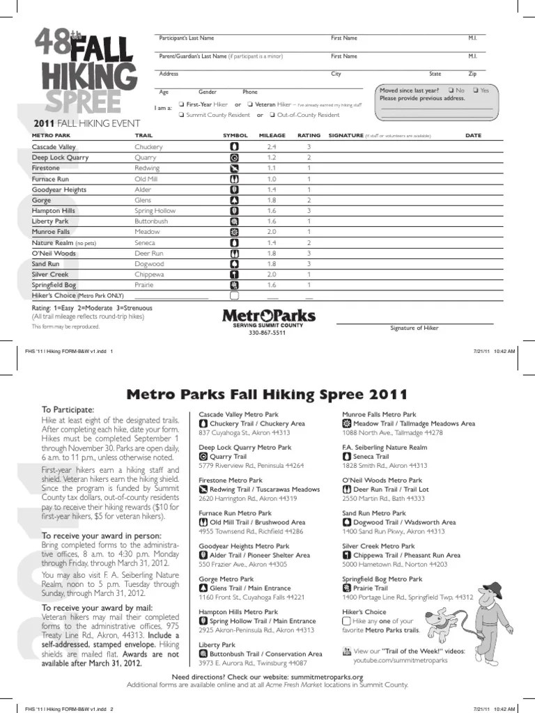 2011 Fall Hiking Spree form Adventure Travel Hiking