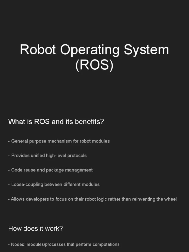 Robot Operating System (ROS) PDF
