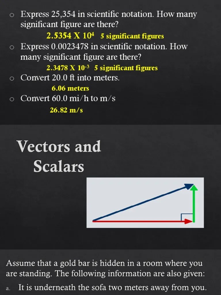 2 Vectors and Scalar PDF Euclidean Vector Trigonometry