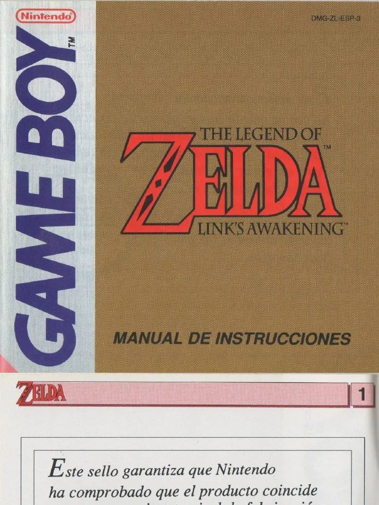 Legend of Zelda, The Link's Awakening (USA, Europe) (Rev B) PDF