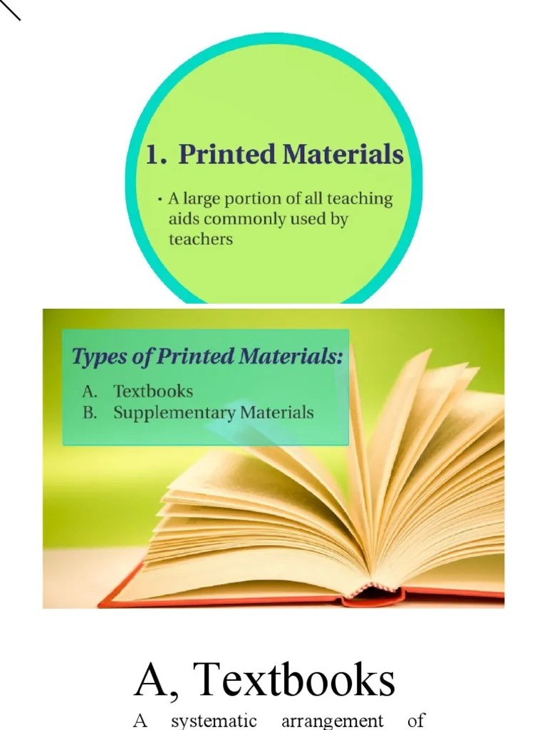 Week 4 Types of Instructional Materials PDF Television Video