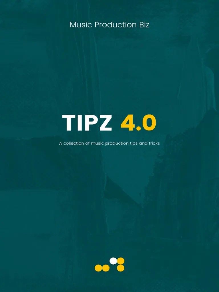 Tipz 4 PDF Equalization (Audio) Sound