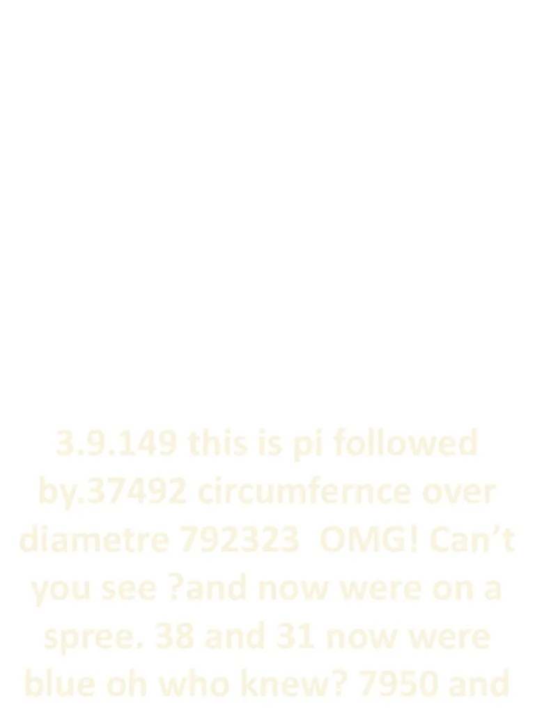 100 Digits of Pi PDF